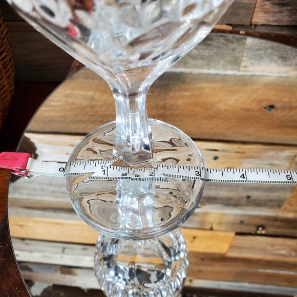 Action of Yugoslavia 24% Lead Crystal Water Goblet 7" - Vintage 80's.  #2 - Picture 3 of 9
